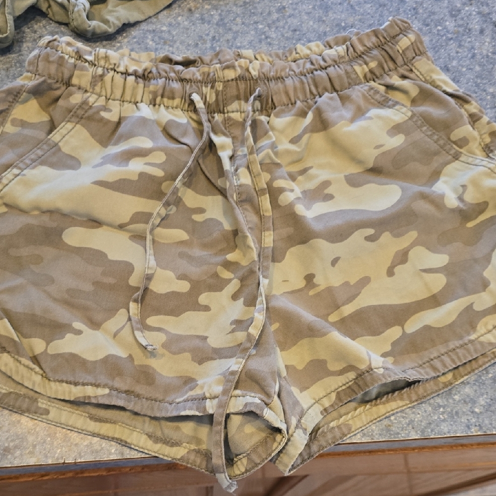 American Eagle Outfitters Tan Cargo Shorts